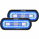 Светодиодные фары Rigid SR-L Серия POD (Синяя подсветка) – пара