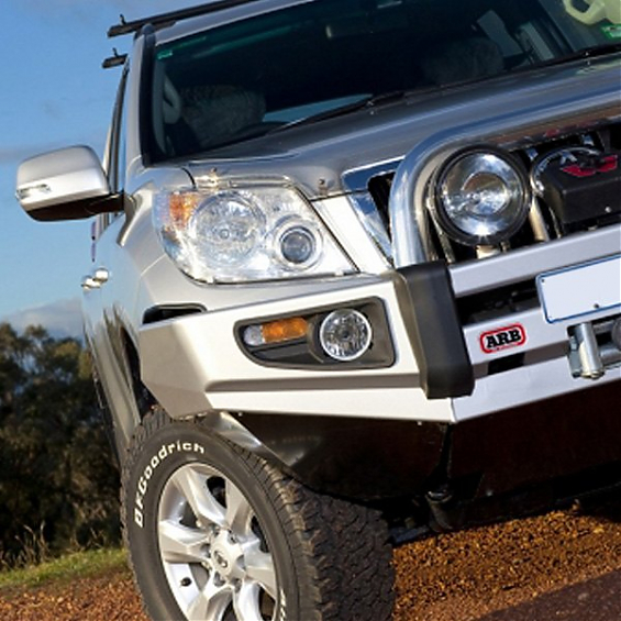 Бампер силовой передний ARB Sahara для Toyota Land Cruiser Prado 150 с 2009 до 2013 года. (Для машин с парктроником)