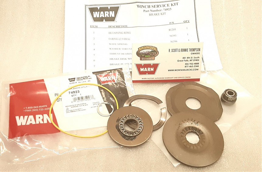 тормоз в сборе для лебедки Warn ProVantage 25/35/45; RT-XT 25/30; DC800/1000