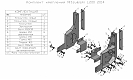 Бампер передний силовой Mitsubishi L200 2005-2015 с доп. фарами и защитой бачка омывателя