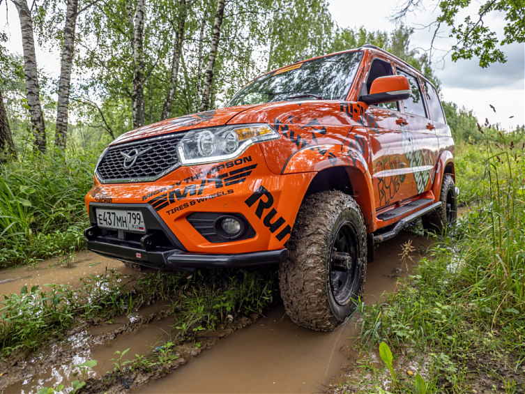 Бампер РИФ силовой передний УАЗ Патриот 2015+ с защитой рулевых тяг стандарт