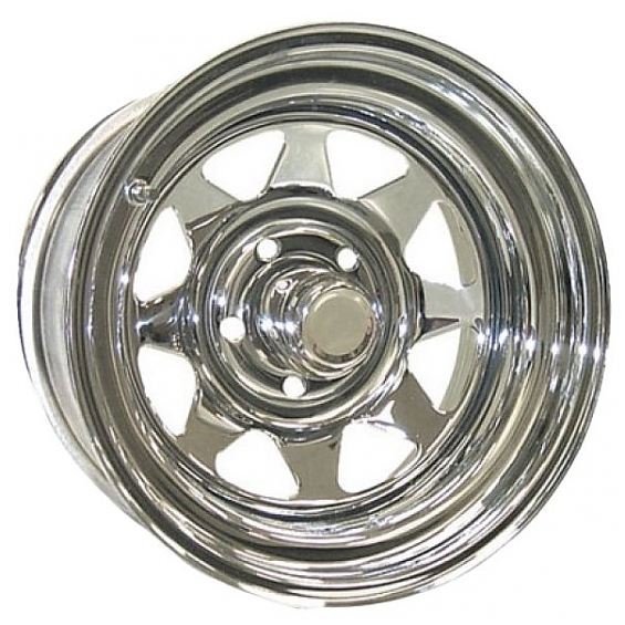 Диск Тойота Ниссан стальной хромированный 6x139,7 8xR17 d110 ET-0