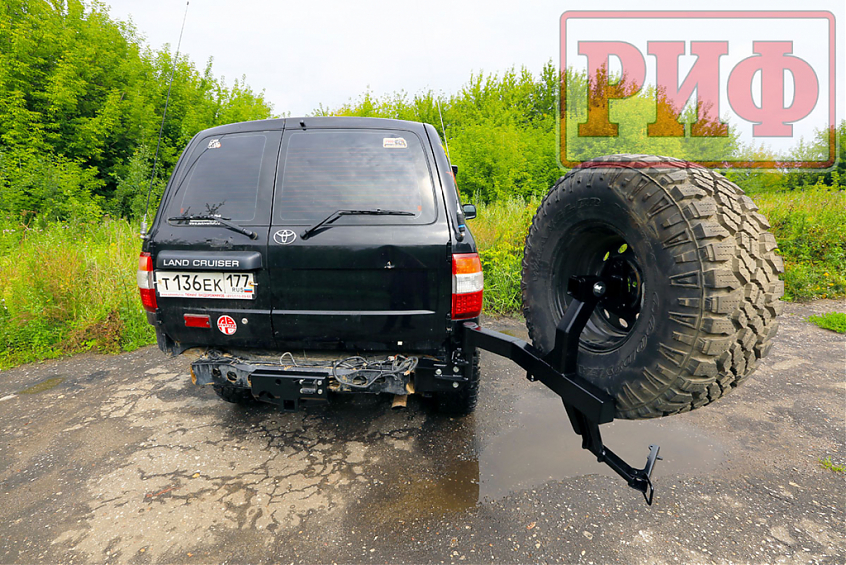 Калитка в сборе (левая) на задний бампер для Toyota Land Cruiser 105