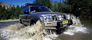 Бампер передний силовой Deluxe для Nissan Patrol Y61 до 10/2004 года.