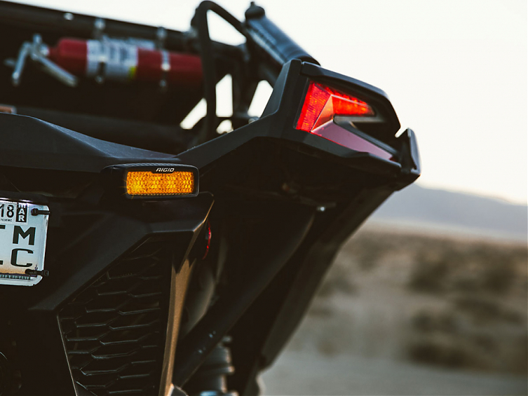 Задние фонари Rigid D-Серия - Янтарный цвет (пара)