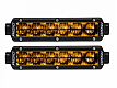 Светодиодная балка Rigid SAE-Серия SR6″ (6 светодиодов) Отборный жёлтый противотуманный свет (пара)