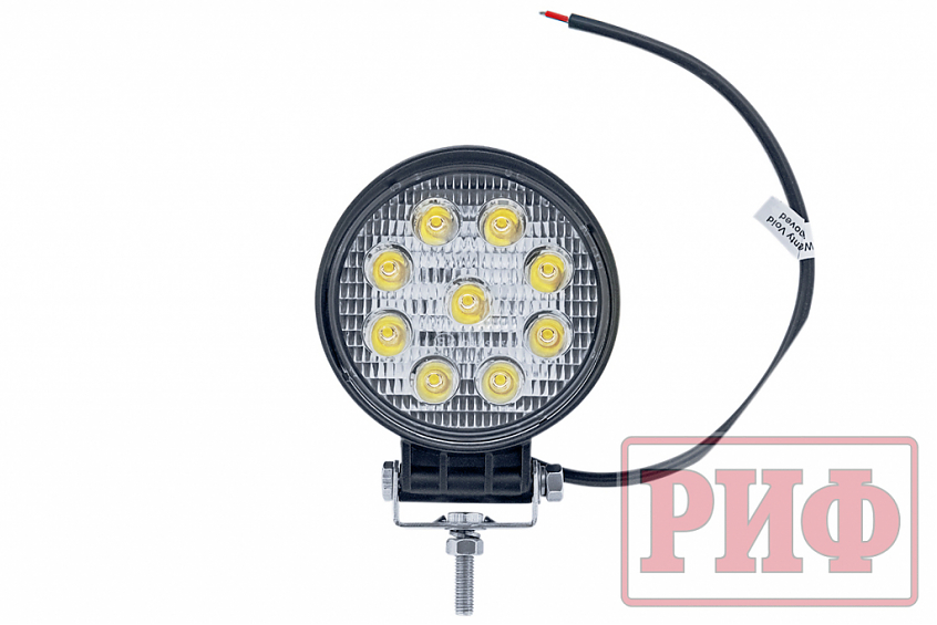 Светодиодная фара рабочего света РИФ D114 мм 27W
