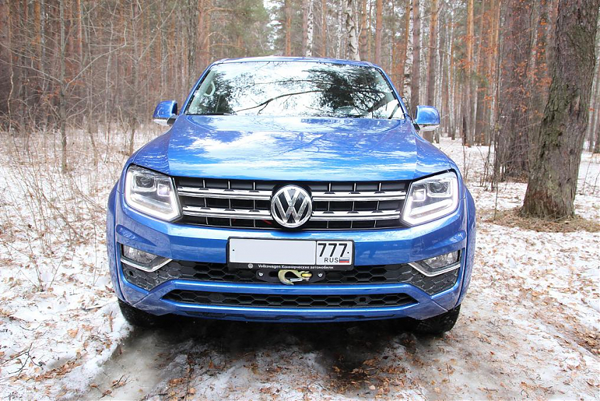 Площадка (кронштейн) Rival под лебедку для автомобиля Volkswagen Amarok