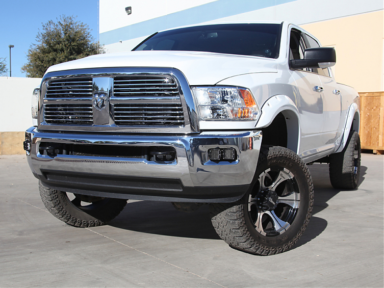 Светодиодные фары Rigid  SAE-Серия Dually (4 светодиода) Отборный жёлтый противотуманный свет (пара) Подходят для бамперов Rival