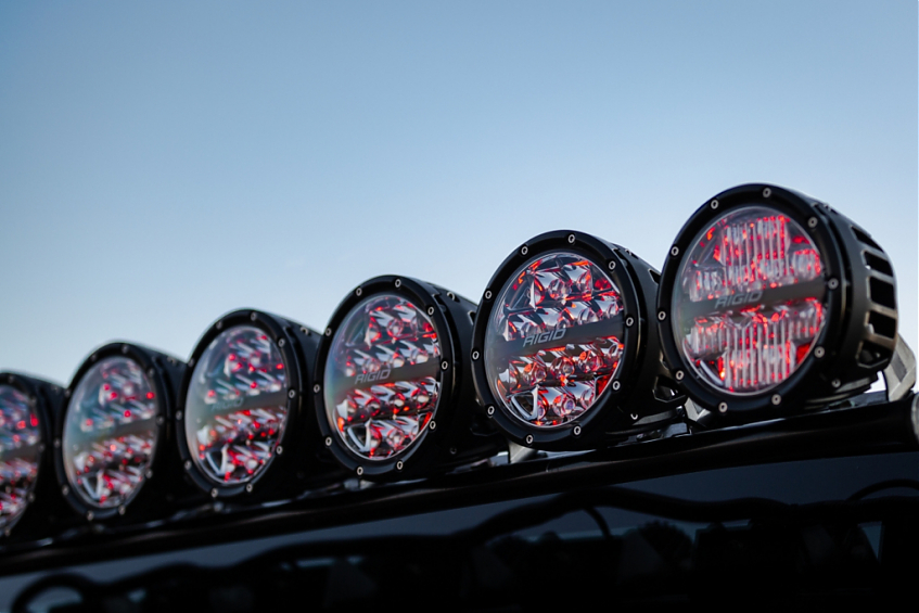 Светодиодные фары Rigid 360 Серия 4″ SAE Противотуманный свет (Пара) – Отборный желтый