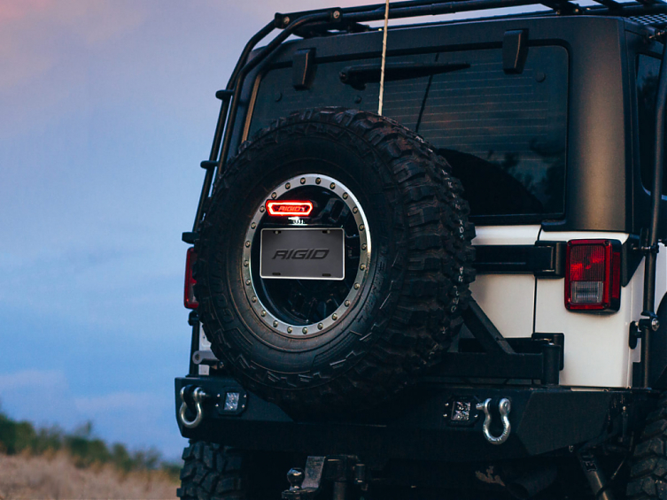 Светодиодный фонарь Rigid CHASE – ДХО / Стоп-сигнал – Красный цвет