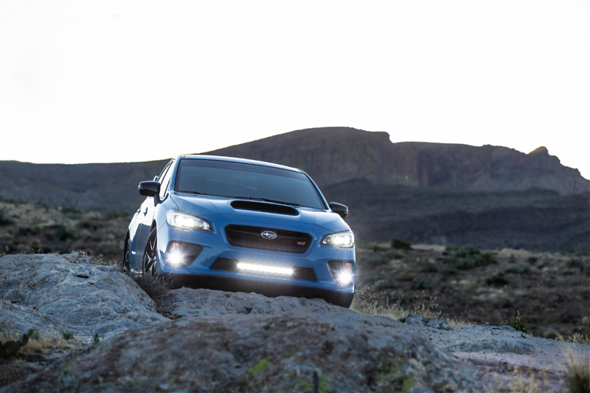 Светодиодная фара Rigid SR-L Серия 20 (Янтарная подсветка)