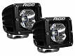 Светодиодные фары Rigid Radiance Pod (3 светодиода) - Красная подсветка (пара)