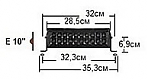 Светодиодная балка Rigid 10 Е-серия PRO (24 светодиодов) - Комбинированный свет (Водительский/Дальний)
