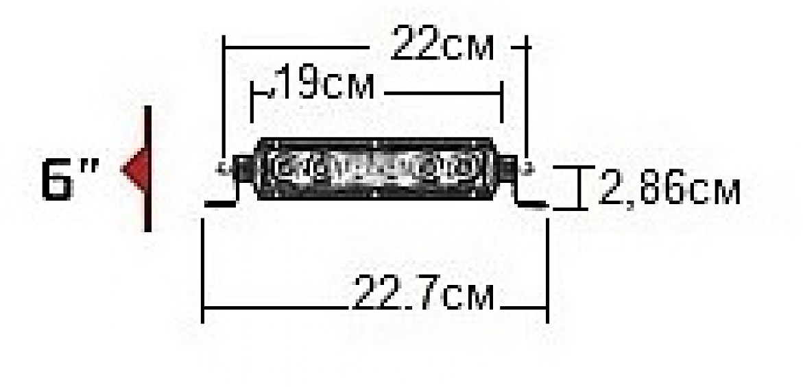 Светодиодная балка Rigid 6 дюймов  SR-серия PRO (6 светодиодов) - Дальний свет