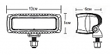 Светодиодные фары Rigid SR-Q Серия PRO (4 светодиода) - Рабочий свет (пара)