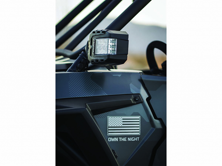 RIGID Reflect — зеркала заднего вида для UTV с встроенными LED фарами и указателями поворотов