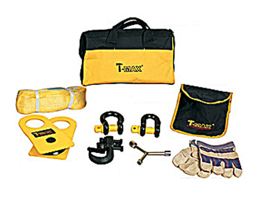Набор аксессуаров (блок, шаклы, стропа, крюк, перчатки) T-MAX