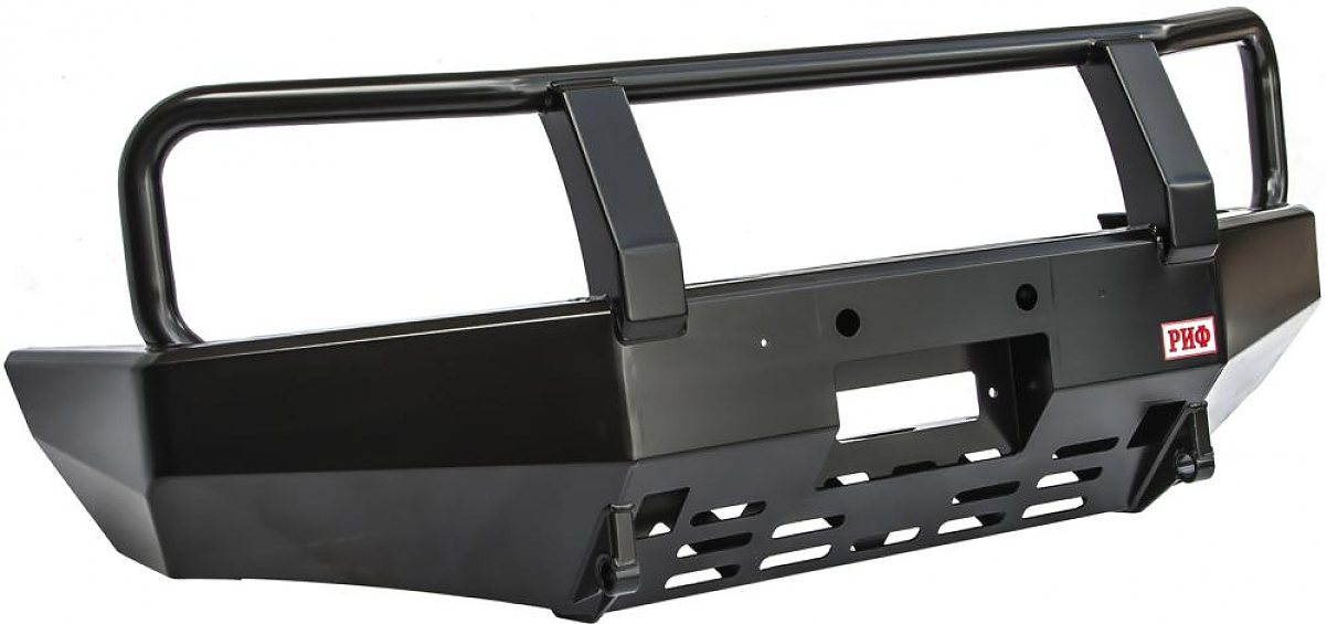 Бампер передний силовой FORD Ranger T5 (2006-2010) без доп. фар с защитной дугой