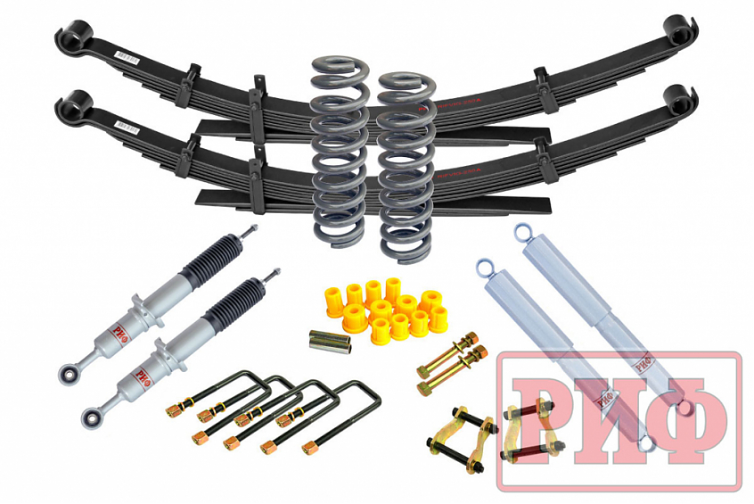 Лифт-комплект РИФ Gas Mitsubishi L200 2005-2015 лифт +40 мм средний