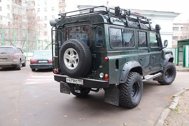 Бампер задний силовой  Land Rover Defender