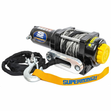 Лебедка для квадроцикла электрическая Superwinch LT4000 с синтетическим тросом