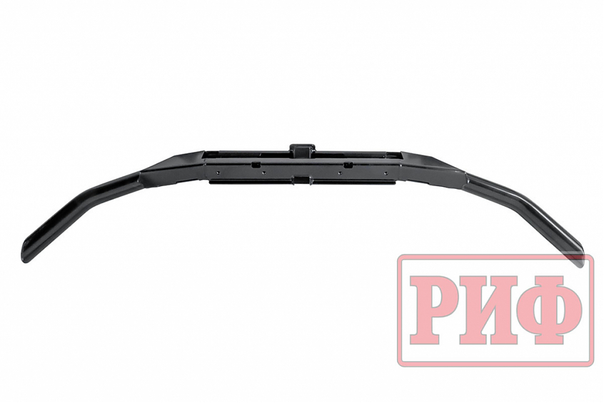 Бампер РИФ силовой передний УАЗ Патриот 2015+ с квадратом под фаркоп и защитой рулевых тяг стандарт