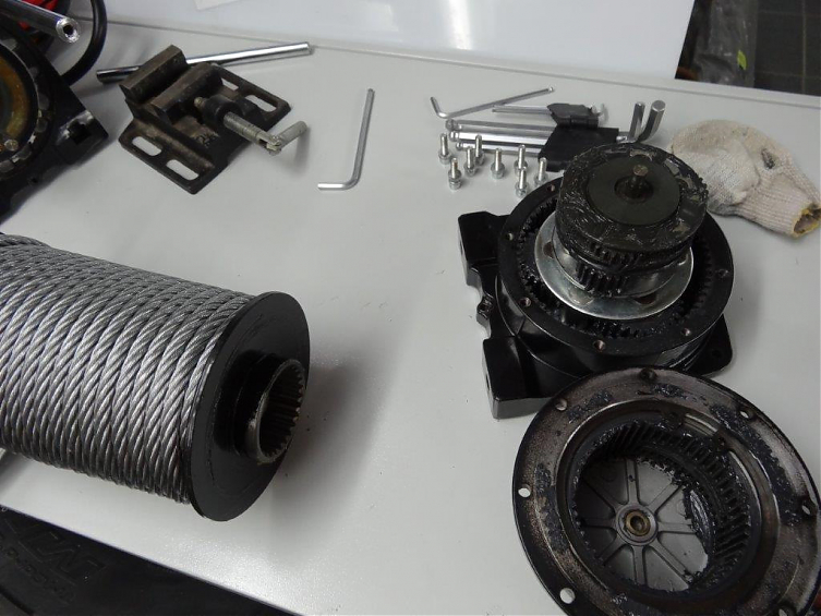 Боковина мотора лебедки Автоспас  Рысак- Т