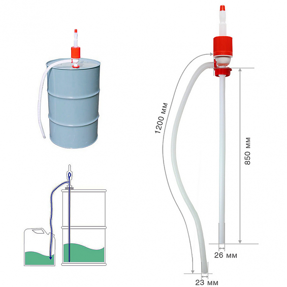 Насос механический для перекачки технических жидкостей SMART POWER SP300MP
