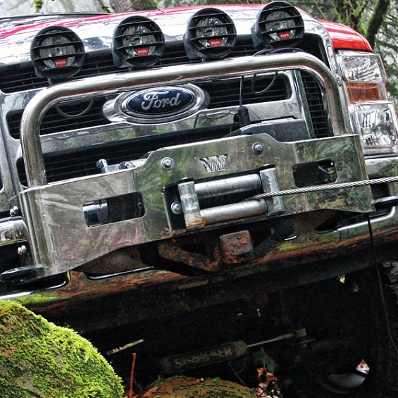 Лебедка автомобильная электрическая для внедорожника Warn M12000  24V