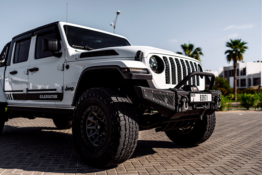 Бампер силовой передний BMS HUNTER для Jeep Wrangler JL \ Gladiator JT 2018-2024
