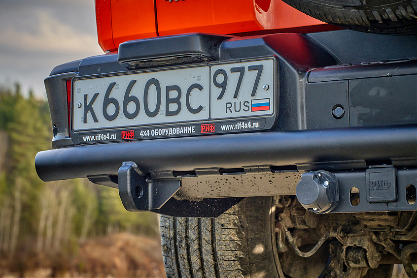 Бампер РИФ задний силовой/защита штатного бампера TANK 300 с возможностью установки фаркопа