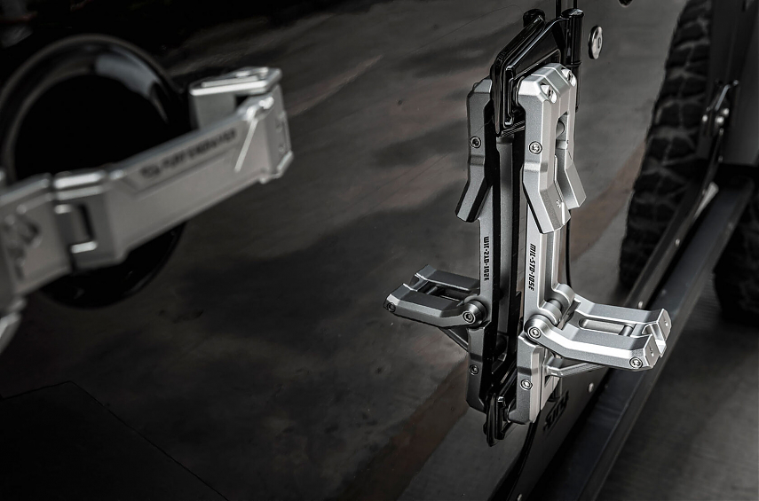 Подножка на дверь FURY для Jeep Wrangler JL (Чёрная)