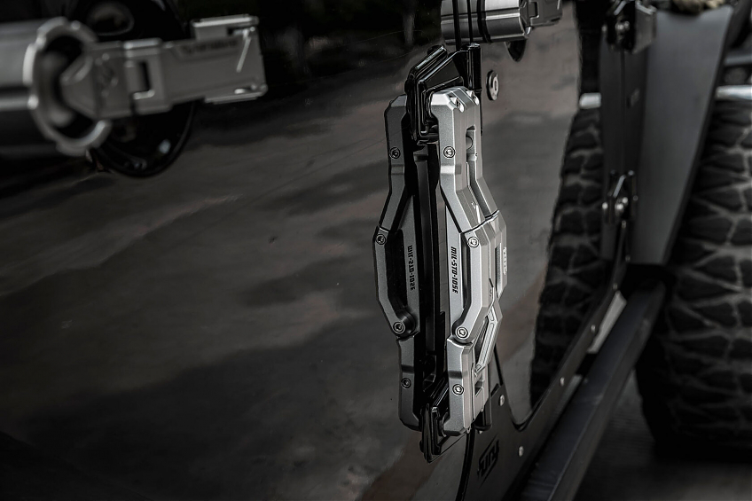 Подножка на дверь FURY для Jeep Wrangler JL (Чёрная)