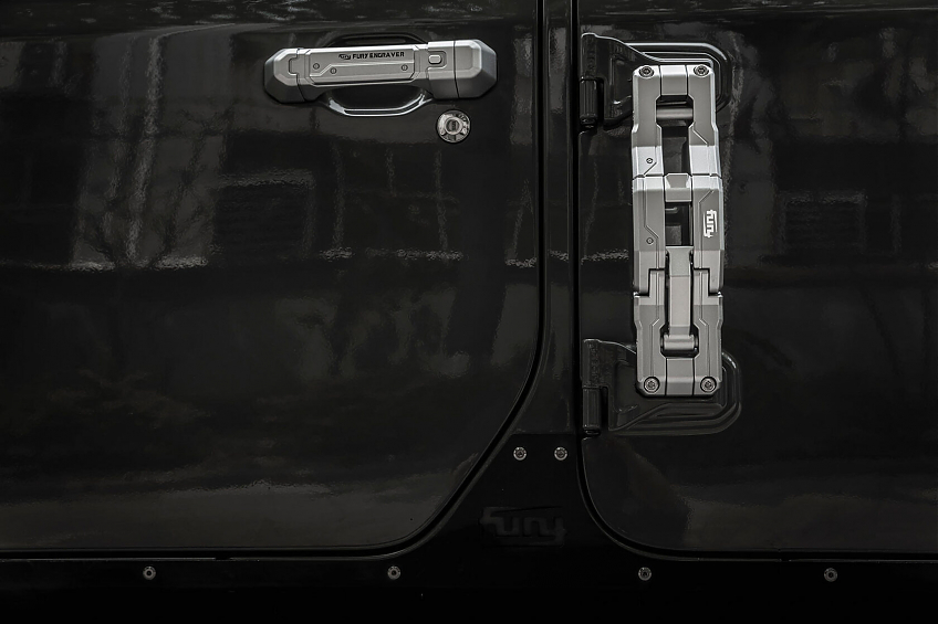 Подножка на дверь FURY для Jeep Wrangler JL (Чёрная)