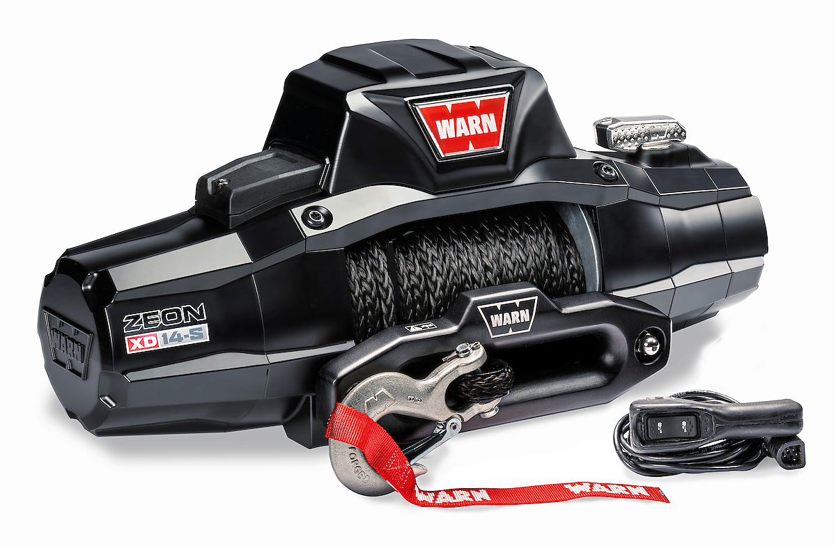 Лебедка  автомобильная электрическая WARN ZEON XD 14-S синтетический трос
