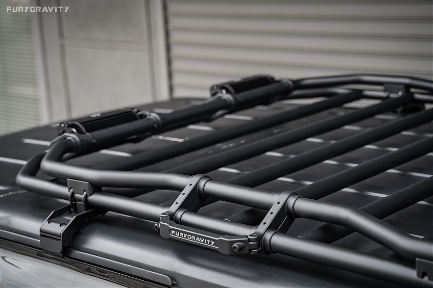 Багажник алюминиевый на крышу FURY серии Awaken для Jeep Wrangler JL