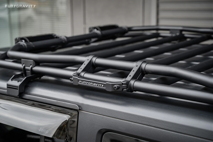 Багажник алюминиевый на крышу FURY серии Awaken для Jeep Wrangler JL