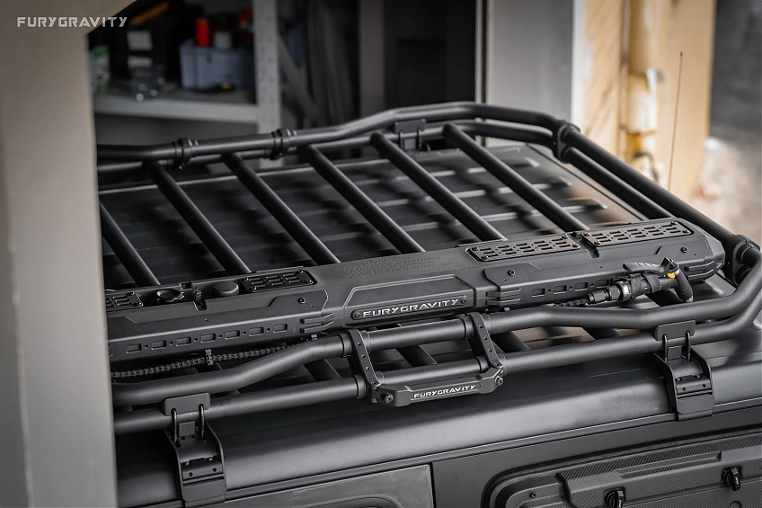 Багажник алюминиевый на крышу FURY серии Awaken для Jeep Wrangler JL