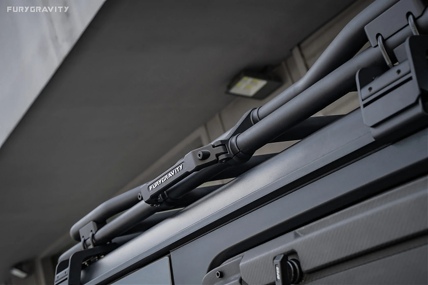 Багажник алюминиевый на крышу FURY серии Awaken для Jeep Wrangler JL
