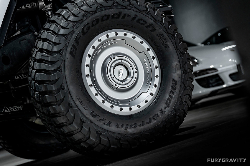 Диск колесный FURY серии Beadlock для Jeep Wrangler JL (Черный)