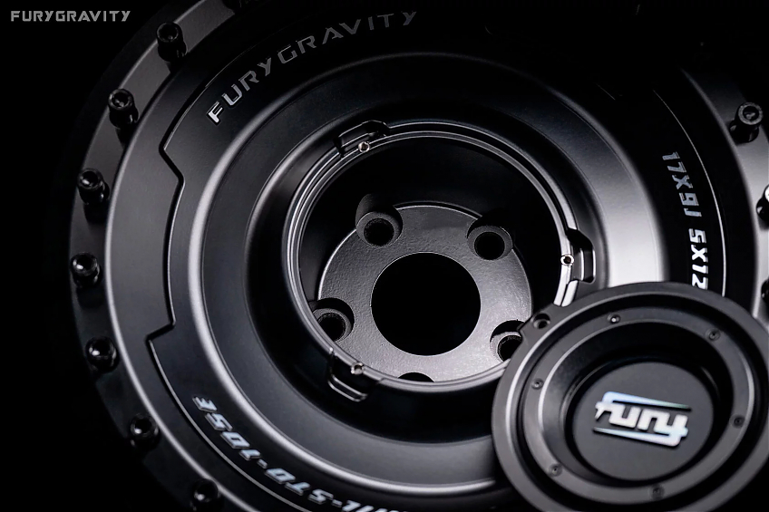 Диск колесный FURY серии Beadlock для Jeep Wrangler JL (Черный)