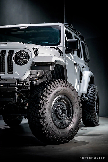 Диск колесный FURY серии Beadlock для Jeep Wrangler JL (Черный)