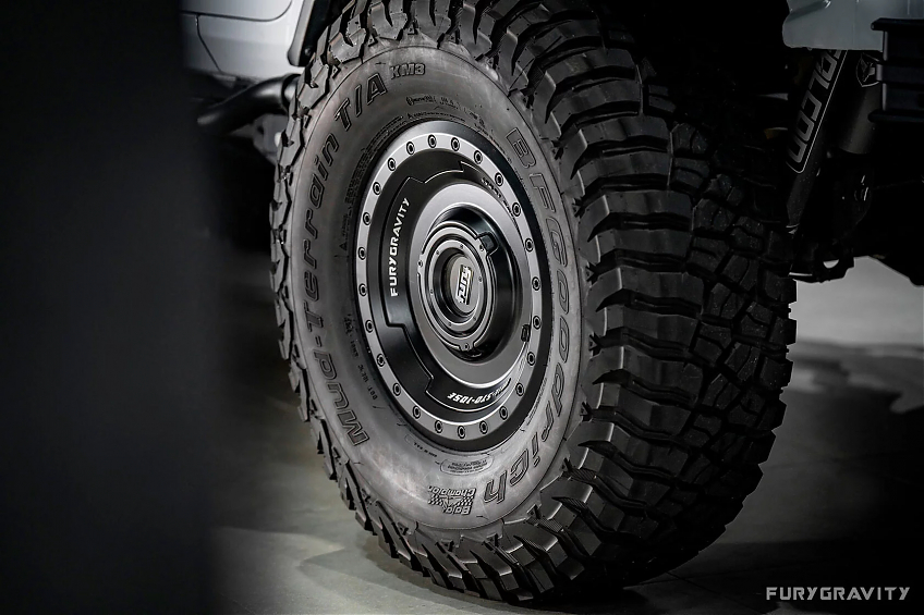 Диск колесный FURY серии Beadlock для Jeep Wrangler JL (Черный)