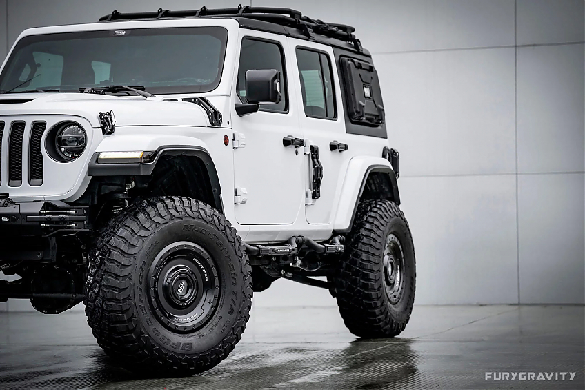 Диск колесный FURY серии Beadlock для Jeep Wrangler JL (Черный)
