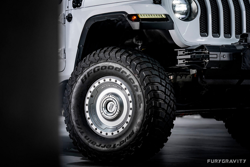 Диск колесный FURY серии Beadlock для Jeep Wrangler JL (Черный)