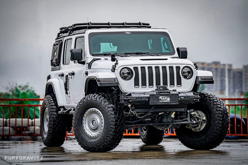 Диск колесный FURY серии Beadlock для Jeep Wrangler JL (Черный)