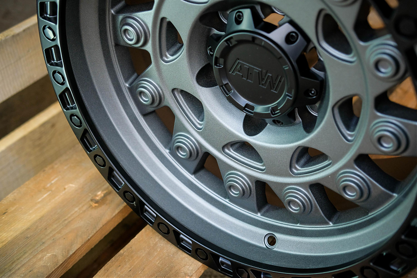 ДИСК АВТОМОБИЛЬНЫЙ АЛЮМИНИЕВЫЙ ЛИТОЙ ATW Congo 17Х9 ET-0 6X139.7 Серый