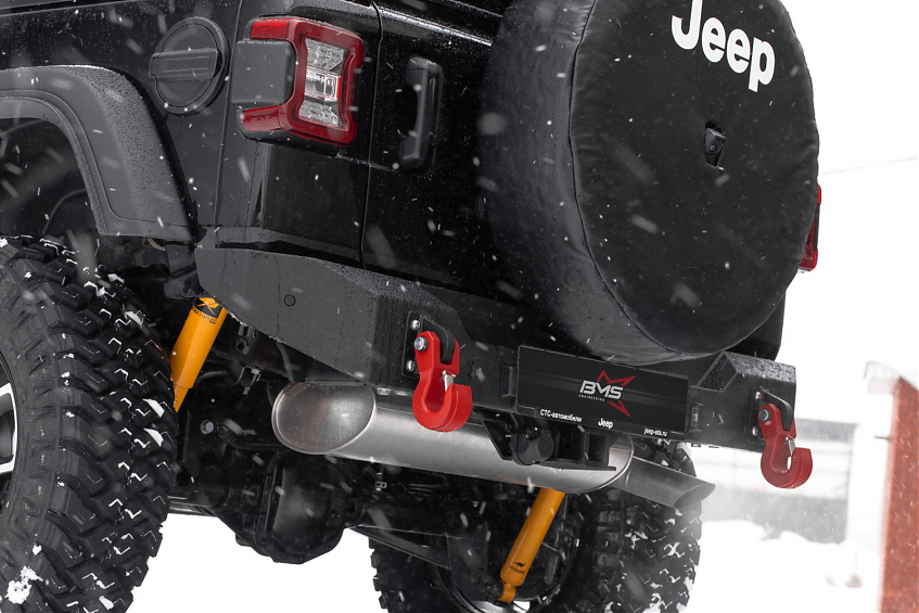 Бампер силовой задний BMS PRO-Line для Jeep Wrangler JL