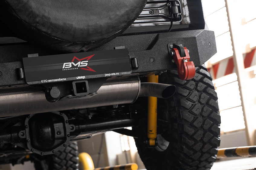 Бампер силовой задний BMS PRO-Line для Jeep Wrangler JL